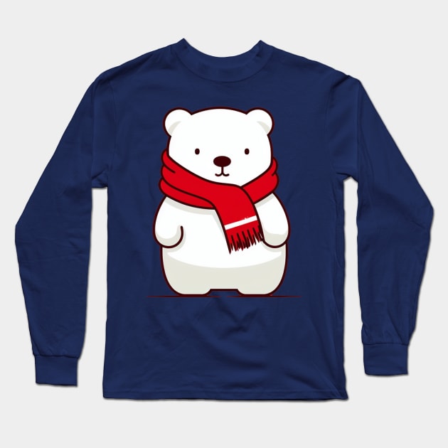 Polar bear Long Sleeve T-Shirt by Flowerandteenager